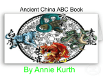 Annie`s Ancient China ABC Powerpoint - ems