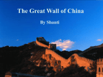 The Great Wall of China