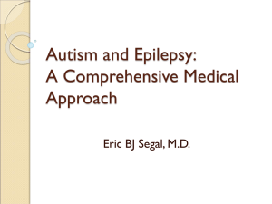 Autism and epilepsy: a comprehensive medical approach 2014