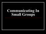 File - Communicating in Small Groups