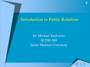 Public Relations as a Cyclical Process