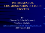 INTERNATIONAL COMMUNICATION DECISION PROCESS
