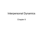 Interpersonal Dynamics - Matt's Media Research