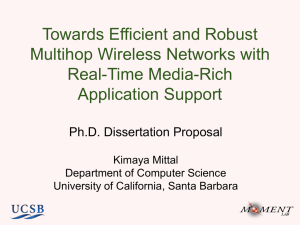 Towards Efficient and Robust Multihop Wireless Networks