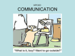 HPW3C: COMMUNICATION