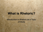 What is Rhetoric? - Massachusetts Institute of Technology