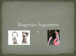 Rogerian Argument - Cunningham's Communication