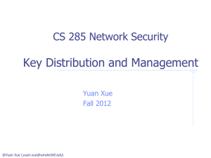 CS 291 Special Topics on Network Security