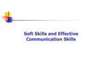 EFFECTIVE COMMUNICATION SKILLS
