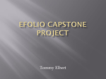 Efolio capstone project