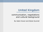 United Kingdom: communication, negotiations and cultural