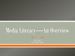 Media Literacy—An Overview - Ms. Ulrich's Language Arts