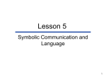 Lesson 5 - Language