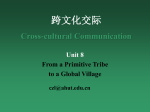 跨文化交际 Cross-cultural Communication