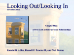 Looking Out/Looking In Chapter 1