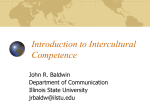 A History of the Study of Intercultural Communication