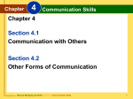 Chapter 4 Communication Skills