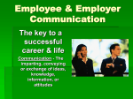 Employer and Employee Communication Powerpoint