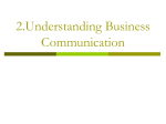 2.Understanding Business Communication