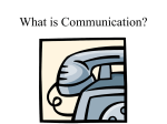 Powerpoint - What is communication?