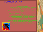 COMMUNICATION