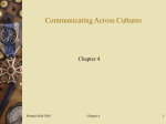 Communicating Across Cultures