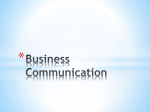 Business Communication