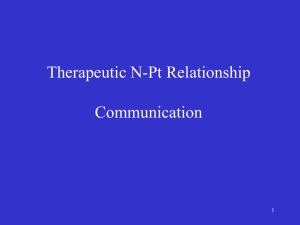 Therapeutic N-P Relationship