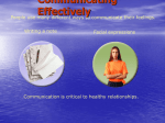 Communicating Effectively