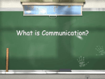 What is Communication?