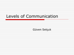 Levels of Communication
