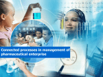 Connected processes in management of pharmaceutical enterprise