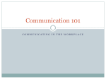 Communication 101 - Corporate Trainers Bureau