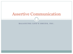 BLI Assertive Communication 2010