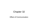 Ch 32 The Effect of Communication