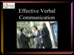 Verbal Communication