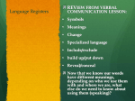 language registers