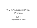 The COMMUNICATION Process