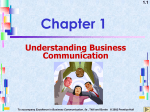 Chapter 1: Excellence in Business Communication - siwah-usk