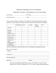 MIDDLE TENNESSEE STATE UNIVERSITY  FORENSIC  SCIENCE  INTERNSHIP EVALUATION FORM