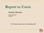 Report to Users