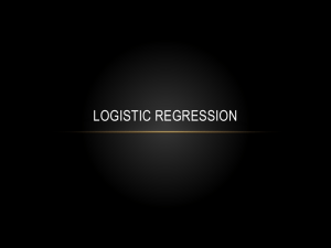 Basic Concepts of Logistic Regression
