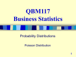 Week 4, Lecture 3, The Poisson distribution