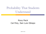 Probability That Students Can Understand