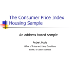The Consumer Price Index Housing Sample - DC