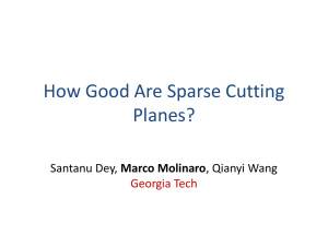 How Good Are Sparse Cutting-Planes?