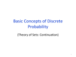 Basic Concepts of Discrete Probability