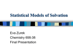 Statistical Models of Solvation