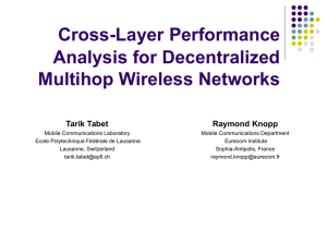 Spatial Throughput Of Multi-Hop Wireless Networks Under