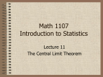 Probability Distribution - Department of Statistics and